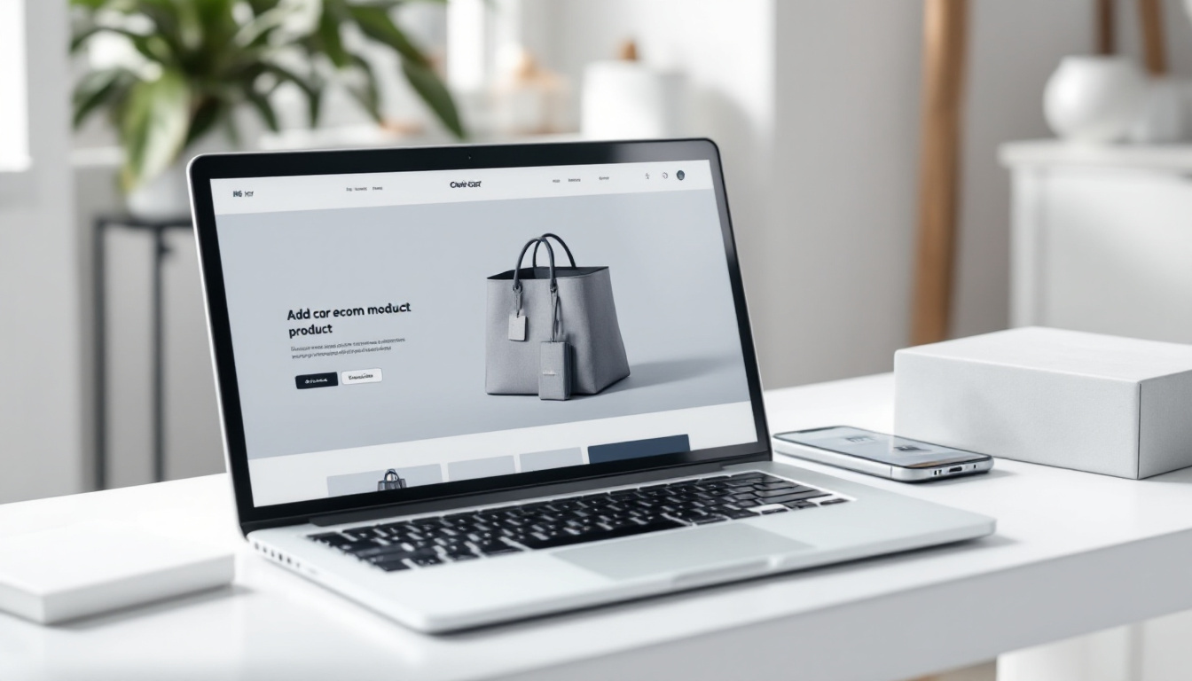 A fast ecommerce store on laptop and phone with add to cart